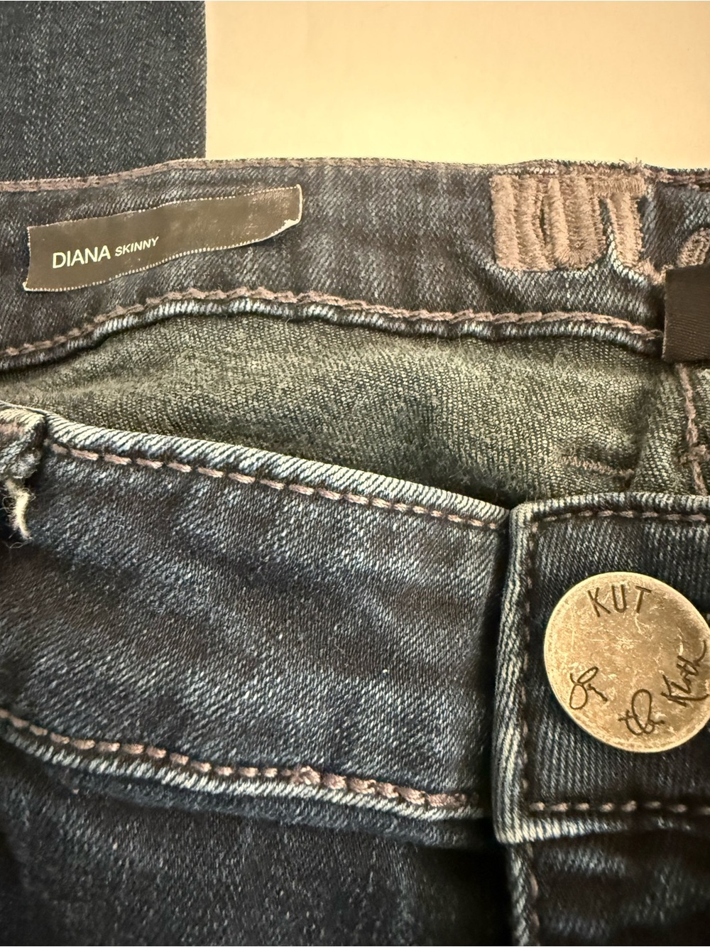 Kut from the Kloth Midrise Skinny Jeans - Picture 6 of 7